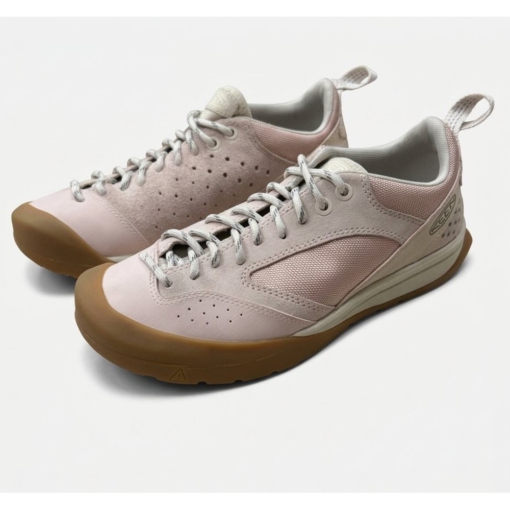 KEEN Women's Jasper III Pink Tan Size 7 Suede Low Top Rubber Sole 1032683